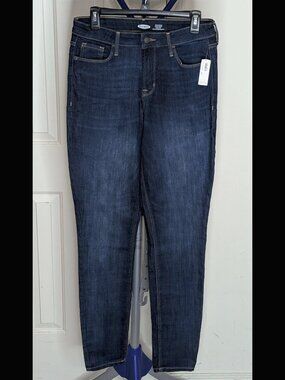 NWT Sz 10 T OLD NAVY Rockstar High Rise Secret Slim Pockets Stretch Skinny Jeans